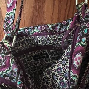 Vera bradley amethyst paisley handbag